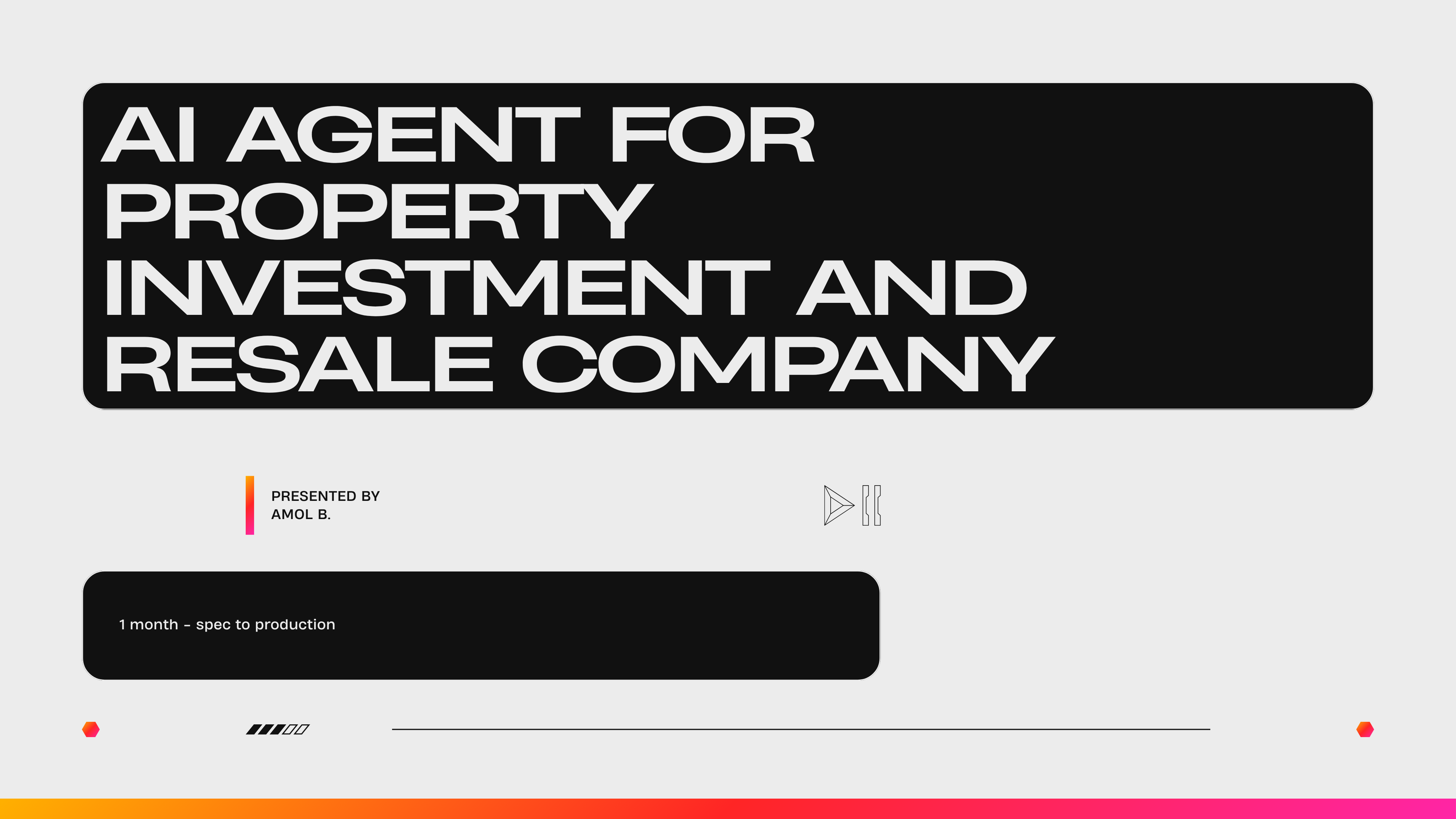 AI Agent for Property Investment and Resale Company